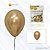 Balão Latex Reflex 12 Polegadas Dourado Pacote com 50un SEMPERTEX Cromus 39001587 - Imagem 1
