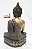 Buda Decorativo de Resina (Preto com Dourado) 30X19cm 68818001 D&A - Imagem 2