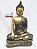 Buda Decorativo de Resina (Preto com Dourado) 30X19cm 68818001 D&A - Imagem 1