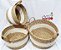 Kit Cestas de Palha Natural com Branco - 3 Unidades 35X28cm 69126001 D&A - Imagem 2