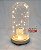 Cúpula Redoma de Vidro e Madeira Com Led 18X9,5cm 68573001 D&A - Imagem 1