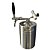 KIT: Growler Inox Mini Keg 5L + Tampa Growler em Inox com Torneira Italiana e Reguladora de CO2 - Imagem 2