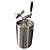 KIT: Growler Inox Mini Keg 5L + Tampa Growler em Inox com Torneira Italiana e Reguladora de CO2 - Imagem 3