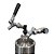 KIT: Growler Inox Mini Keg 3,6L + Tampa Growler Postmix + Mini Reguladora CO2 + Torneira Americana - Imagem 2