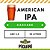 Kit receitas cerveja artesanal 50L American IPA Cascade - Imagem 1