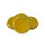 Tampinha PRY-OFF Amarela Mostarda (Escuro) - 50 unidades - Imagem 1