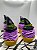 Cupcake Halloween - Bruxinha Amarelo e Lilás - Imagem 3