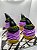Cupcake Halloween - Bruxinha Amarelo e Lilás - Imagem 2