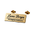 Broche em placa personalizado com resina - Imagem 1