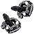 Pedal Shimano PD-M520 Clipless SPD de Encaixe Preto - Imagem 1
