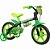 Bicicleta Infantil Nathor Aro 12 Black12 Preto Verde - Imagem 3