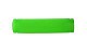 Manopla Calypso Translucida Macia 125mm Verde Neon - Imagem 1