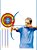 Kit Arqueiro Arco Flecha Infantil + Alvo Menino Menina Super Archery - Imagem 1