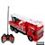 Caminhão De Bombeiro Com Escada Controle Remoto Bombeiros de Brinquedo para Crianças com Escada - Imagem 1