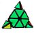 Cubo Magico Pyraminx Pirâmide Triângulo Profissional Black - Imagem 1