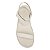 Sandália Papete Feminina Vizzano Flatform Tratorada Confortável Leve Branco - Imagem 3