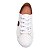 Tênis Moleca Feminino Casual Sola Alta Flatform Moda Branco - Imagem 5