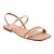 Sandalia Rasteira Moleca Feminina Casual Elastico Virginia - Imagem 2