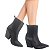 Bota Feminina Vizzano Country Western Elástico Fashion Preto - Imagem 8