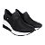 Tênis Feminino Via Marte Slip On Anabela Liso Preto - Imagem 4