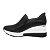 Tênis Feminino Via Marte Slip On Anabela Liso Preto - Imagem 6