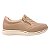 Tênis Feminino Modare Slip On Ortopédico Zíper Conforto Bege - Imagem 2