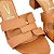 Tamanco H Vizzano Feminino Salto Médio Conforto Sandalia Moda Camel - Imagem 4