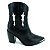 Bota Feminina Vizzano Texana Country Western Bico Fino Preto - Imagem 7