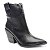 Bota Feminina Texana Country Western Cano Médio Moda Preto - Imagem 1