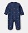 Pijama 100% Algodão com Zíper 2 Sentidos - Azul Marinho - Imagem 2
