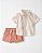 Conjunto Infantil Masculino de 2 Peças — Blusa e Shorts em Algodão Orgânico - Imagem 1