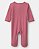 Pijama Macacão para Bebê Menina Floral em Algodão, com Zíper de Duas Vias – Rosa - Imagem 2
