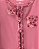 Pijama Macacão para Bebê Menina Floral em Algodão, com Zíper de Duas Vias – Rosa - Imagem 3