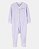 Pijama de Coelhinha em Tecido Canelado com Zíper de Duas Vias – Roxo - Imagem 1
