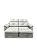 Sofá Monalisa - Veludo Cinza Texturizado - Imagem 4