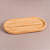 Bandeja Oval Nature 28cm x 12cm x 1,5cm Bambu - Lyor - Imagem 1