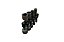 Kit Jogo 9 Bits Soquete Canhão Sextavado Profissional 1/4 Bestfer - Imagem 6