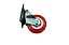 Rodízio Giratório Vermelho 2 1/2" Carga 34kg Sem Freio Bestfer BFH3179 - Imagem 1