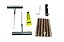 Kit Reparo Pneu Remendo Profissional Carro Moto 5 Macarrão Bestfer - Imagem 1