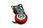 Rodizio Giratório Bestfer Vermelho Com Freio 1.1/2" Bestfer BFH3187 - Imagem 5