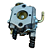 Carburador Walbro Motosserra Gasolina GSH56 3,5Hp OleoMac Efco MTH5600 MTH5800 Ref. 2318659R - Imagem 2