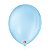 BALÃO SÃO ROQUE LISO 9 REDONDO C/50 AZUL BABY - Imagem 1