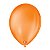 BALÃO SÃO ROQUE LISO 16 REDONDO C/10 LARANJA MANDARIM - Imagem 1