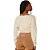 BLUSA CASUAL CROPPED MANGA LONGA NUDE CREME - ALTOGIRO - Imagem 2