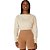 BLUSA CASUAL CROPPED MANGA LONGA NUDE CREME - ALTOGIRO - Imagem 1
