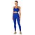 LEGGING COS ALTO SEAMLESS ZIPER BARRA AZUL TOTAL - ALTOGIRO - Imagem 1