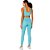 LEGGING CANELADO SHINE SEAMLESS AZUL AGUA - ALTOGIRO - Imagem 2