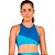 TOP DECOTE ALTO COSTAS ASSIMETRICA AZUL CLASSICO - ALTOGIRO - Imagem 1