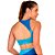 TOP DECOTE ALTO COSTAS ASSIMETRICA AZUL CLASSICO - ALTOGIRO - Imagem 2