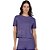 T-SHIRT ABERTURA UNILATERAL ROXO VELVET - ALTOGIRO - Imagem 1